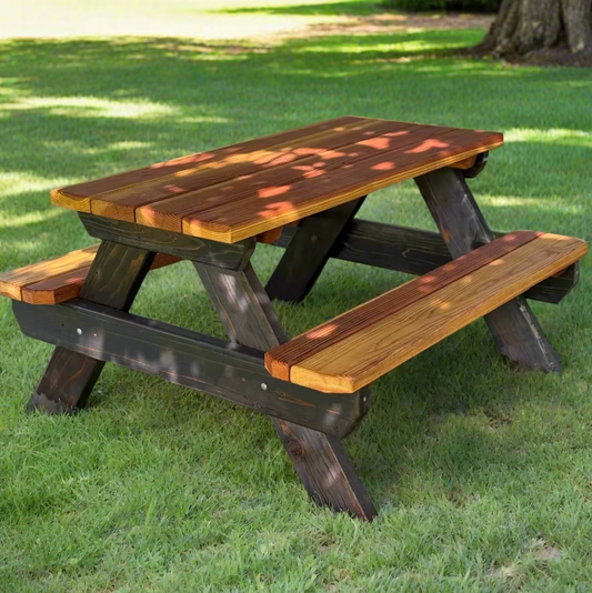 Redwood A-Frame Picnic Table Junior
