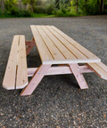 Handmade Cedar A-Frame Picnic Table for Front