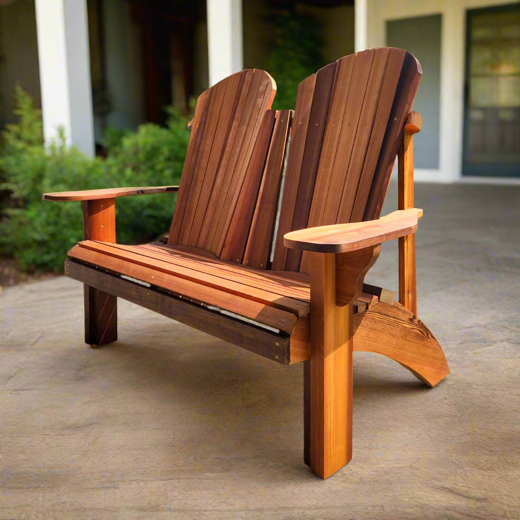 Muebles Alfresco Piani Per Costruire Sedia Adirondack Con Poggiapiedi In Legno