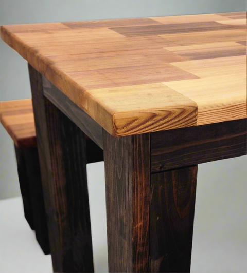 Butcher Block Dining Set