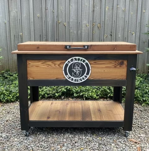 Rolling Cooler Cabinet