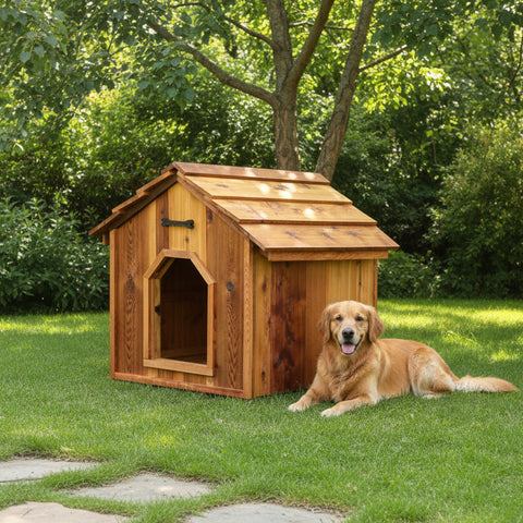 Cedar dog house