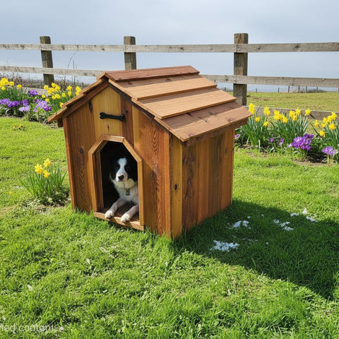 wood dog house
