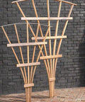 Two Handmade Cedar Fan Trellises