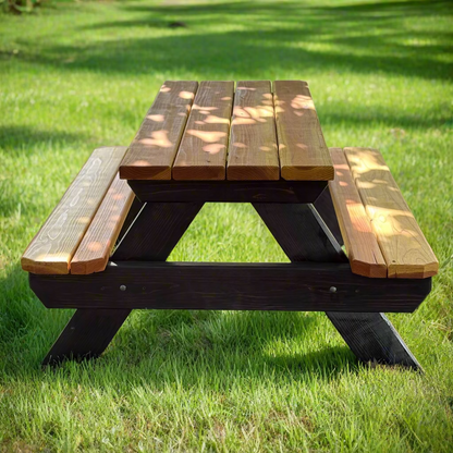 Redwood A-Frame Picnic Table Junior