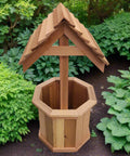 Handmade Cedar Wishing Well for Garden